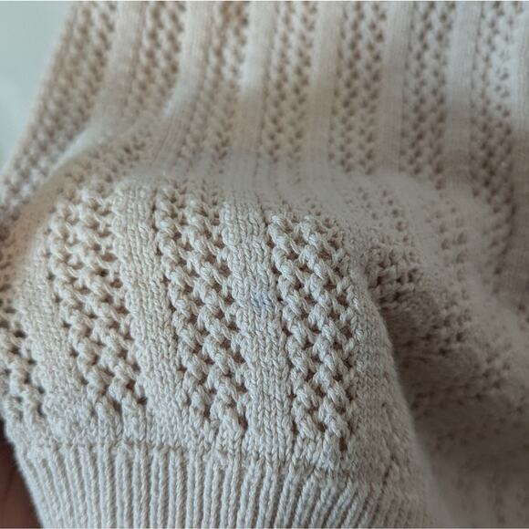 Nicole Miller Boho Beige Knit Button Lightweight Cardigan size small - Picture 7 of 15